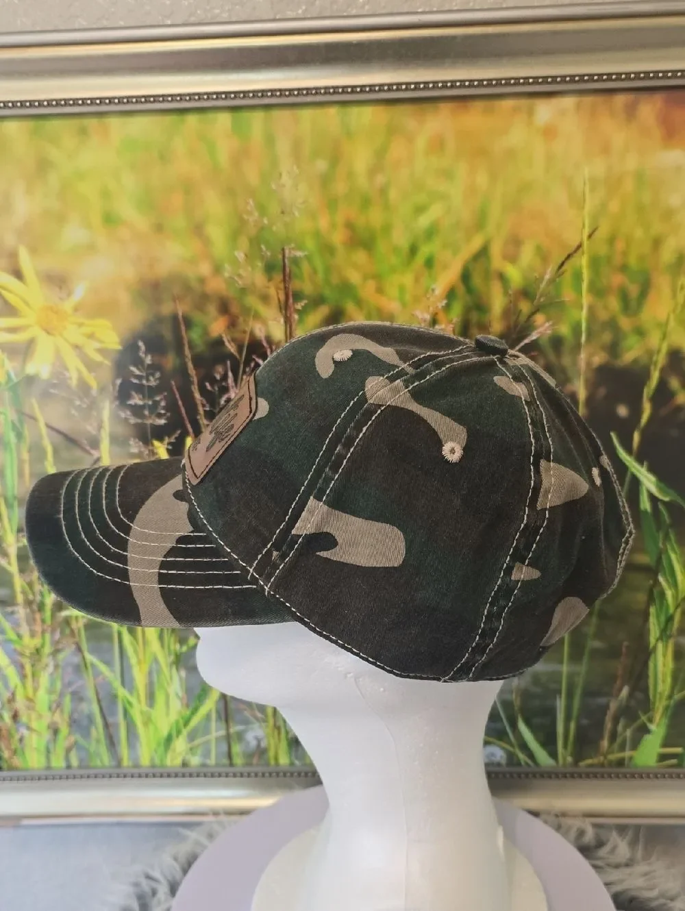 Mom Life Graphic Tee Camo Trucker Hat Set Bella Canvas Women’s Size Large